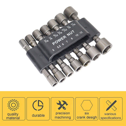 14PCS Hexagonal Handle Electric Screwdriver Set with Bits Drill Power Tool Kit