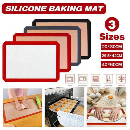 New Non-Stick Silicone Baking Mat Large Scale cake Emarle Silicon Bakeware Dough - Aimall