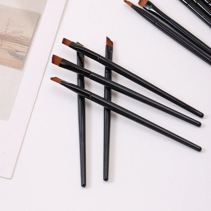 100PCS Black Portable Single Eyeshadow Blending Brush 10cm Eye Makeup Brushes