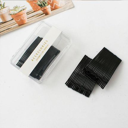 40 PCS Short Black Waved Hair Pins Bobby Pins Grips Salon Dance Hair Accessories - Aimall