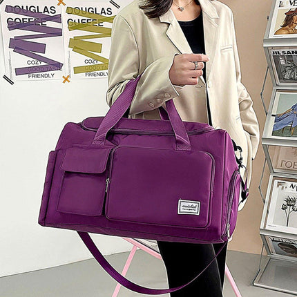Unisex Waterproof Portable Travel Luggage Carry On Shoulder Hand Duffle Bag