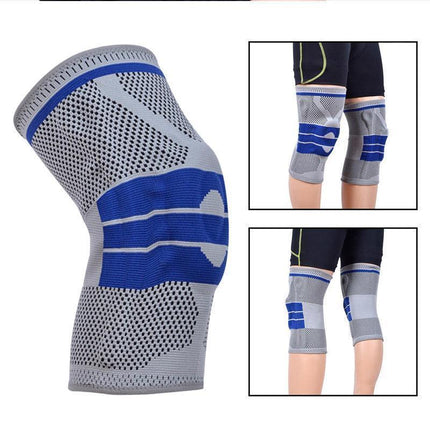 Knee Support Pads Brace Protector Full Gel Sports Joint Medial Gym Patella Strap Black - Aimall