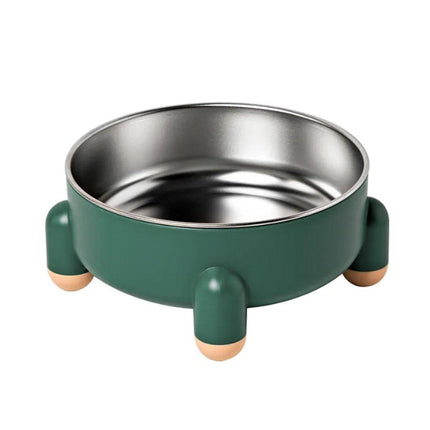 Anti-Tip Stainless Steel Dog Bowl Pet Basin for Dogs Cats Durable Feeding Dish