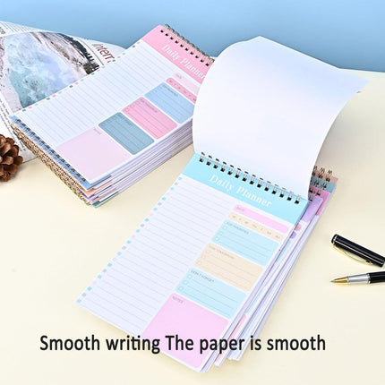 20PCS A5 Spiral Week Planner Efficient Time Management Notebook Schedule Book