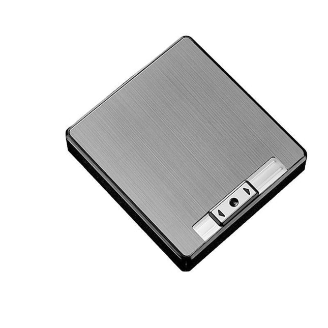 Automatic Rechargeable Electric USB Cigarette Case Lighter Gift Dampproof Box - Aimall
