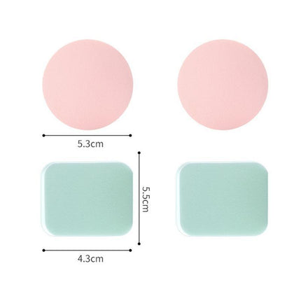 20PCS Powder Makeup Sponges Round/Square Foundation Blender Sponge Powder Puff - Aimall