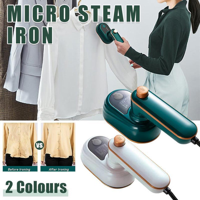 Portable Micro Steam Iron Garment Steamer Handheld Mini Clothes Ironing Machine - Aimall