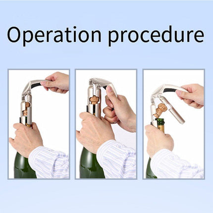 Champagne Corkscrew Sparkling Wine Opener Premium Wine Bottle Opener for Gifts