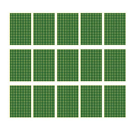 8/13/25/50mm Colour Sticker Dots Adhesive Round Labels Circular Scrapbooking Green - Aimall