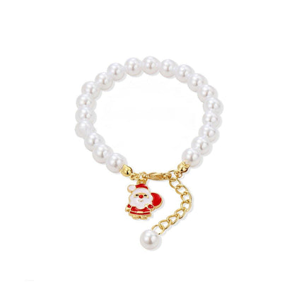 Faux Pearl Bracelet for Women Christmas Gift Adjustable Fashion Jewellery