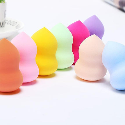 12XBeauty Makeup Sponge Puff Gourd-Shaped Latex Powder Puff Concealer Foundation - Aimall