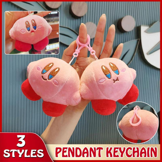 Star Kirby Plush Doll Toy Waddle Dee Doo Game Bag Pendant Keychain Toy AU - Aimall