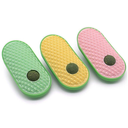 Cat Scrubber Toy for Cats Self Grooming Hair Removal Scratching Face Massage