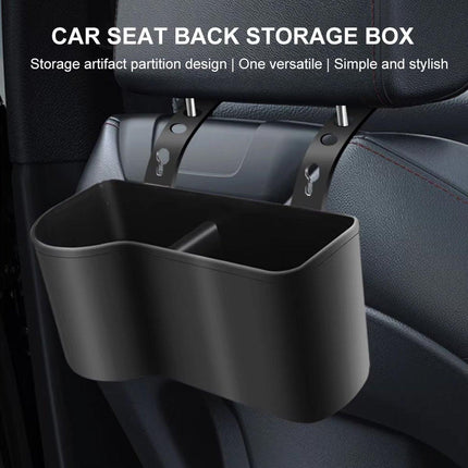 2pcs Cup Bottle Holder Phone Mount Headrest Car Back Seat Organizer Storage Box