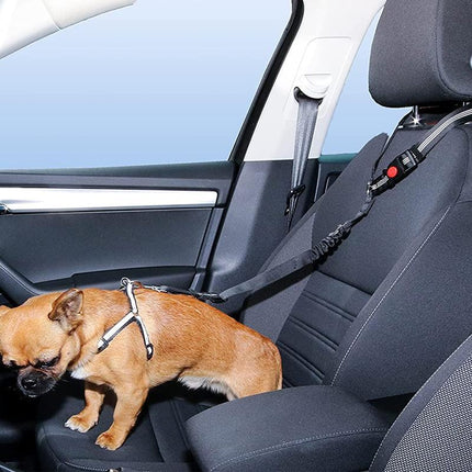 Elastic Headset Car Dog Seat Belt Safety Vehicle Lead Leash Harness Clip Adjust - Aimall
