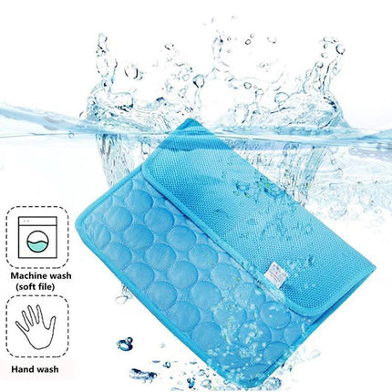 Pet Cool Gel Mat Dog Cat Bed Non-Toxic Breathable Summer Pad 5 Sizes Dog Pad AU - Aimall