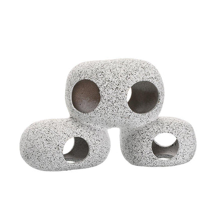 Clay Pot Aquarium Decoration Shrimp House Cichlid Breeding Tank Fish Nest
