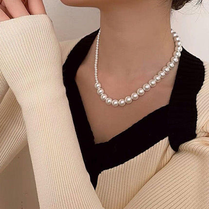 Imitation Pearl Necklaces Different Sizes Elegant Jewellery Women Girls