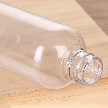 10PCS100ML Transparent Plastic Bottle Travel Shampoo Cosmetic Container Flip Cap - Aimall