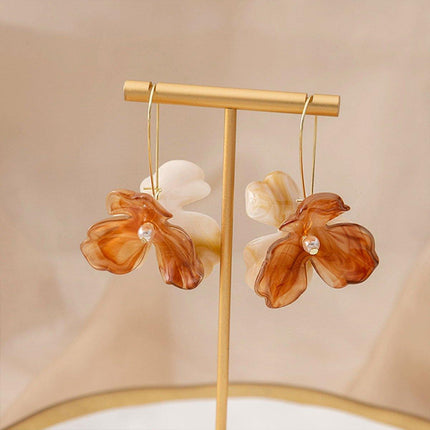 Retro Floral Geometric Earrings Vintage Fashion Jewelry for Women Accessories