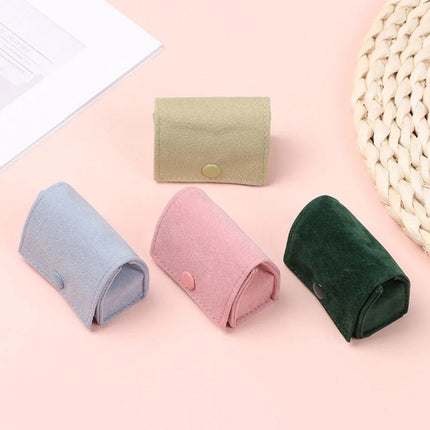 5pcs Portable Mini Jewelry Ring Box Travel Storage Case Small Jewelry Organizer