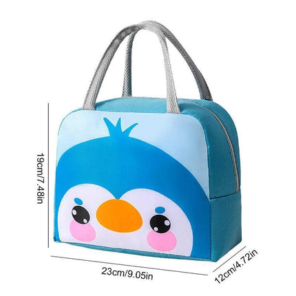 Portable Lunch Bag Insulated Thermal Cooler Box Carry Tote Travel Bag - Aimall