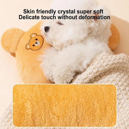 Dog Pet U Shaped Pillow Cartoon Breathable Cat Sleeping Cushion for All Seasons