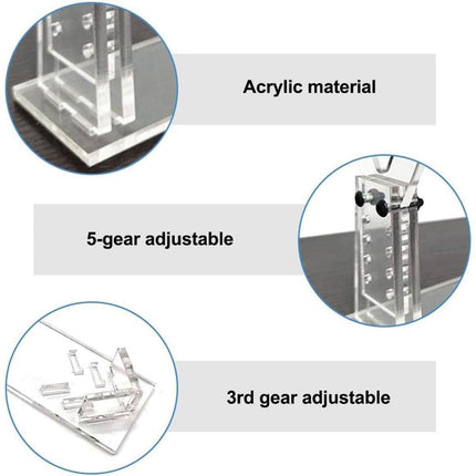 Adjustable 5-Level Toy Display Stand Model Showcase Rack for Children Collects