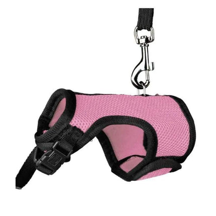 Small Animal Harness Guinea Pig Forret Hamster Rabbit Squirrel Vest Clothes Lead M Size - Aimall