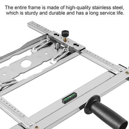 Adjustable Edge Guide Positioner for Trumpet Cutting Machine Cutting Board Tool