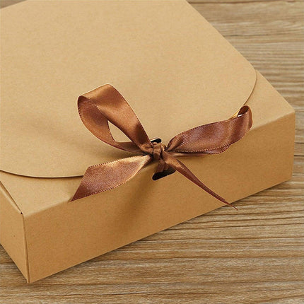 Square Ribbon Gift Box Creative Butterfly Design Chocolate Candy Packaging