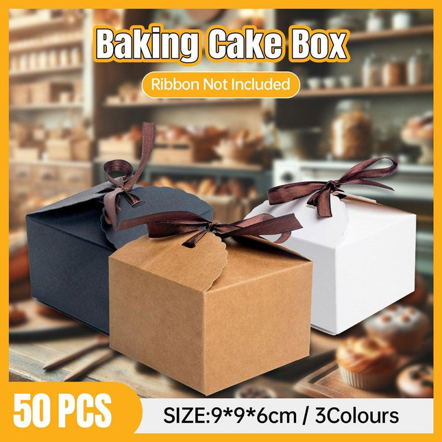 Premium Bakery Boxes: Elegant & Durable Cake Packaging - Multi-Color Options