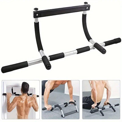 Adjustable Doorway Pull-Up Bar No Drill Home Fitness Equipment Indoor Workout