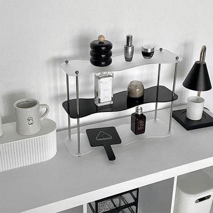 Removable Acrylic Display Stand Desktop Storage Organizer Holder Perfume Rack