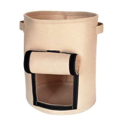 3X 10 Gallon Potato Grow Planter Container Bag Pouch Root Plant Growing Pot Side - Aimall