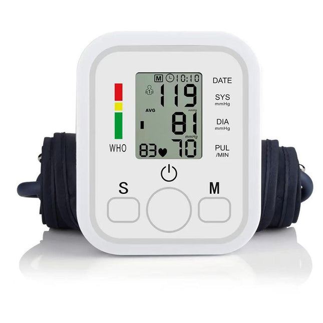 Upper Arm Blood Pressure Monitor Intelligent Electronic Home BP Measuring