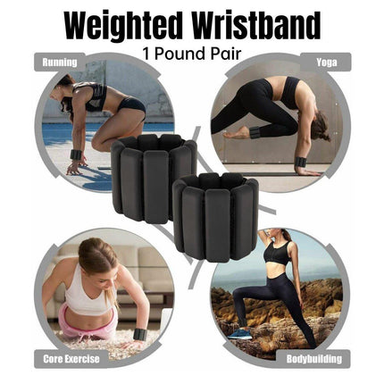 Weighted Wrist Ankle Bracelets Training Belt Gravity Fitness Yoga Exercise