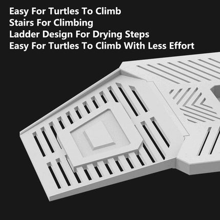 Turtle Basking Platform Fish Tank Climbing Ramp Aquascape Ladder Ramp for Pets