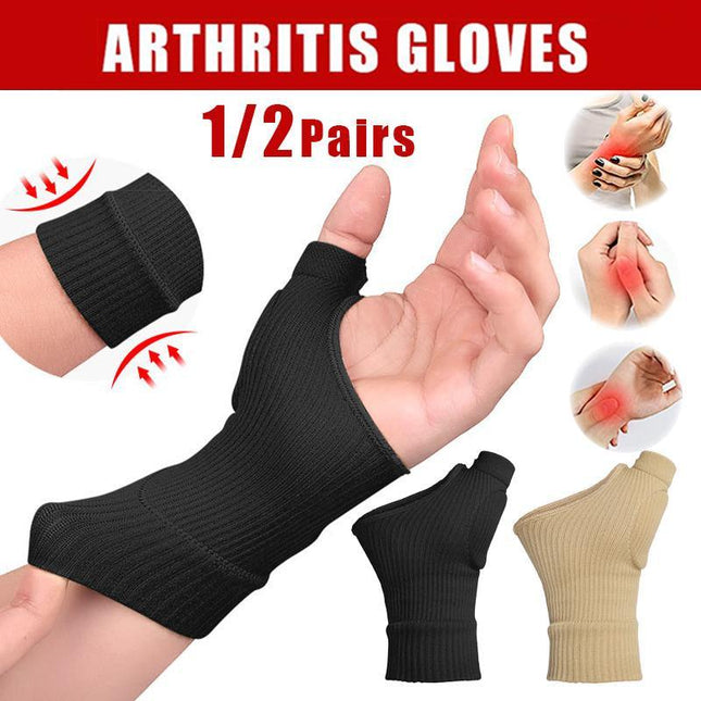 Wrist Thumb Support Tendonitis Hand Brace Basal Joint Sleeves Arthritis Gloves - Aimall