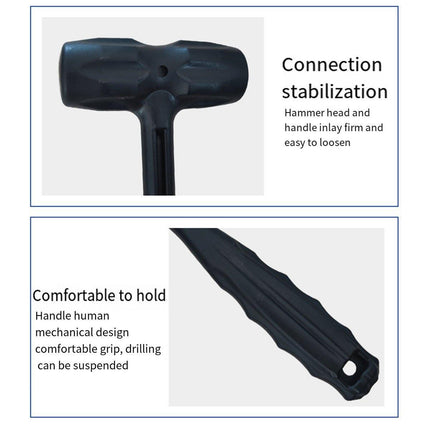 Portable Mini Plastic Hammer for Furniture Assembly and Decorative Use