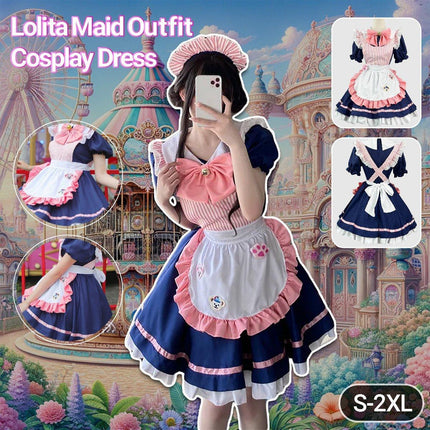 Cafe Maid Dress COSPLAY Princess Dress Small Dress Women Cosplay Party