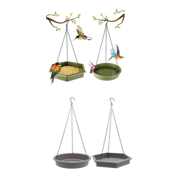 Outdoor Garden Hanging Bird Feeder Garden Automatic Hummingbird Water Feeder - Aimall