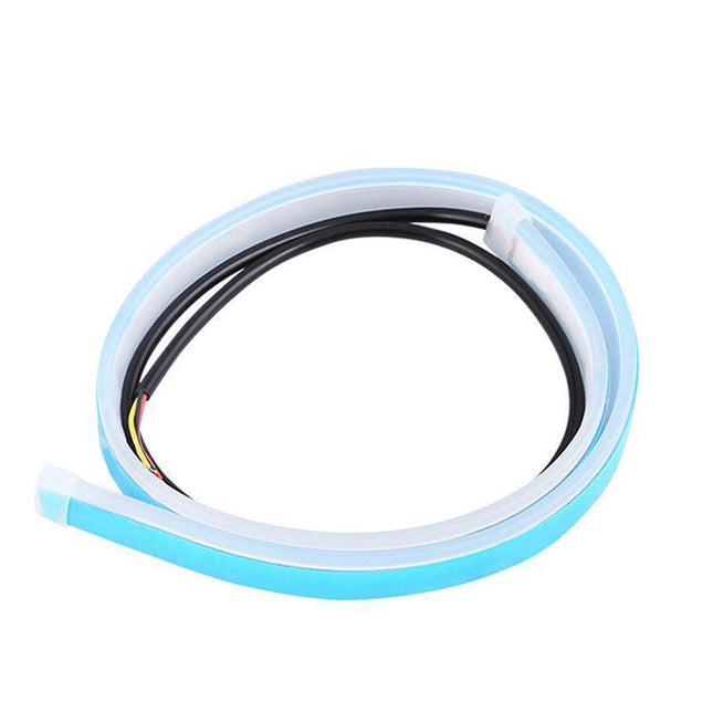 2x 60CM Car LED Strip DRL Turn Signal Switchback Indicator Daytime Running Light - Aimall