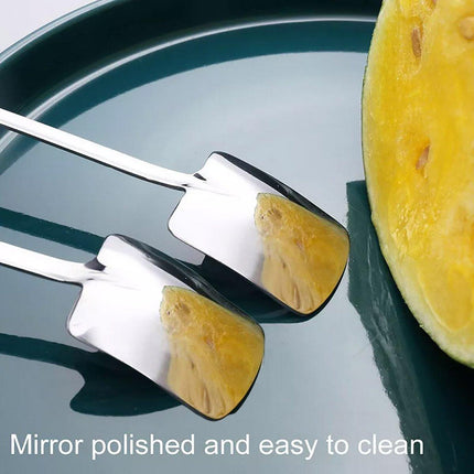 10pcs Stainless Steel Watermelon Scoop Coffee Dessert Fruit Baller Tool