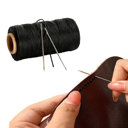 260m 150D Leather Sewing Waxed Thread Hand Stitching Craft Repair Cords 4Colours