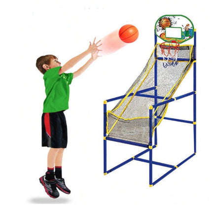 Portable Indoor Basketball Hoop Removable Shooting Game Set for Home Play