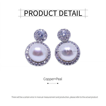 Exquisite French Style Socialite Earrings Fashion Jewelry Elegant Statement