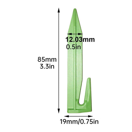 10pcs Ground Peg Lawn Mower Boundary Fixing Stakes Heavy Duty Garden Nails