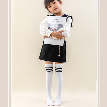 Children's Mid-high Socks Over The Knee Long Tube Football Socks Cotton Socks - Aimall