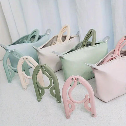 Portable Foldable Clothes Rack Travel Drying Stand for Home and Outdoor Use